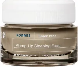 Ночной крем Korres Black Pine Plumping Sleeping Facial
