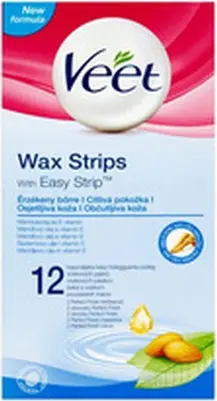Cold Wax Strips Veet For Sensitive Skin