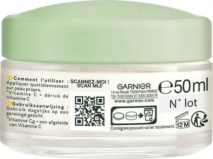 Day Cream Garnier Moisturizing Day Cream With Vitamin C