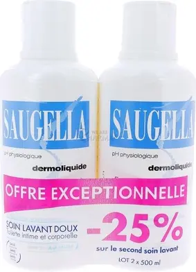 Очищающая Жидкость Saugella Dermoliquid