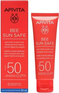 Крем Против Пятен и Против Старения Spf50 Apivita Bee Sun Safe