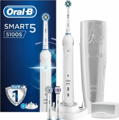 Электрическая зубная щетка Oral-B SmartSeries 5100s Белая