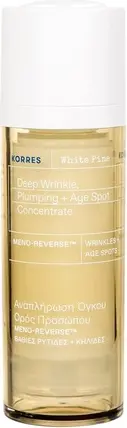 Концентрат Антивозрастная сыворотка Korres White Pine Meno-Reverse для разглаживания глубоких морщин и пигментных пятен