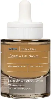 Укрепляющая сыворотка для лица Korres Black Pine Sculpt + Lift