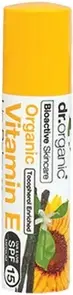 Бальзам для губ Dr Organic Бальзам для губ с витамином Е и SPF 15