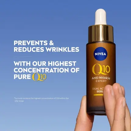 Антивозрастная сыворотка Nivea Q10 Expert против морщин двойного действия