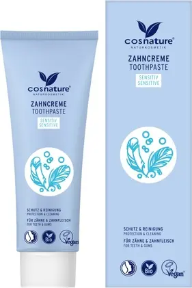 Зубная паста Cosnature Sensitive Ромашка и Мята