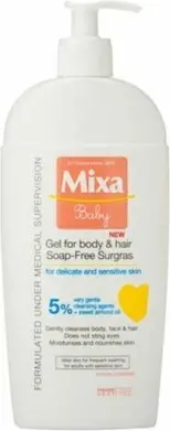 Gel Hair & Body Soap Free Surgras Delicate & Sensitive Skin Mixa