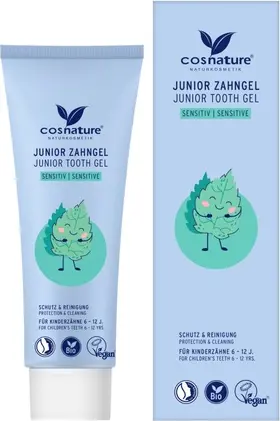 Зубной гель Cosnature Cosnature Junior Зубной гель для чувствительных зубов для детей 6-12 лет