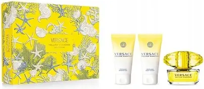 Туалетная вода спрей подарочный набор Versace Yellow Diamond