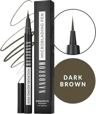 Ручка для микроблейдинга Nanobrow Темно-коричневый