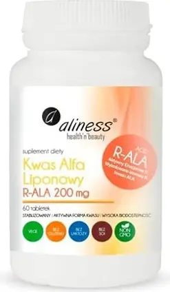 Таблетки Aliness Alpha Lipoic Acid