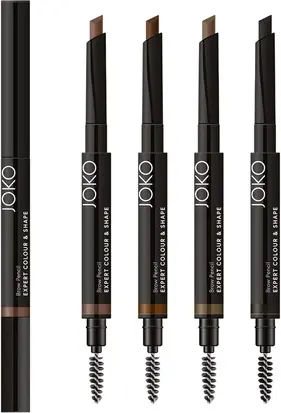Eyebrow Pencil Joko Expert Color & Shape Waterproof Eyebrow Pencil 02 Brown