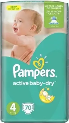 Подгузники Pampers Active Baby Dry
