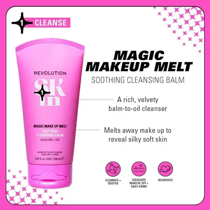 Cleansing Balm Revolution Skincare Makeup Mellow Soothing Cleansing Balm
