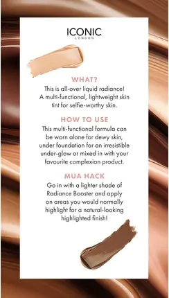 Легкий тональный крем для сияния кожи Iconic London Radiance Booster