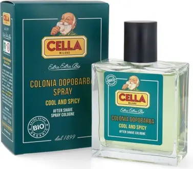 Одеколон Cella Bio Спрей после бритья Охлаждающий и пряный