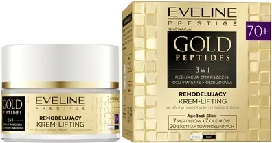 Cream Eveline Cosmetics Gold Peptides Firming Lifting Cream 70+