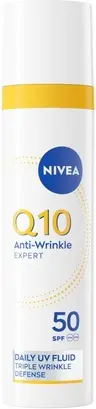 Дневной флюид Nivea Q10 против морщин SPF50