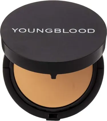 Прессованная кремово-пудровая компактная тональная основа Youngblood Mineral Radiance