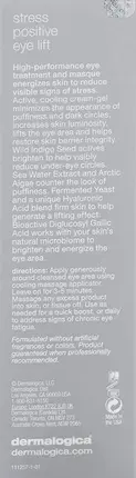 Крем для глаз Dermalogica Stress Positive Eye Lift