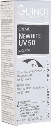 Крем Guinot Осветляющий с высоким уровнем УФ-защиты SPF 50 для лица