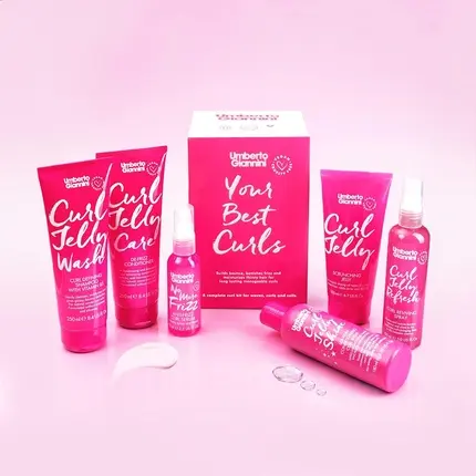 Набор для ухода за волосами Umberto Giannini Your Best Curls Wash and Styling Curl Jelly Gift Set