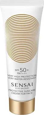 Дневной Крем для Лица Sensai Protective Face Cream Spf 50 Silky Bronze