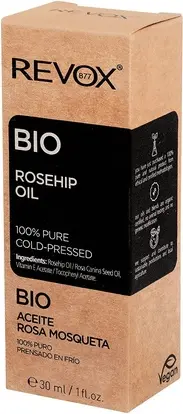 Facial Oil Revox Bio Rosehip Oil 100% Pure Cold Pressed