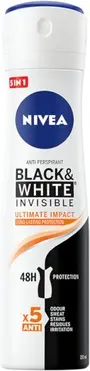 Antiperspirant Spray Nivea Black & White Invisible Ultimate Impact