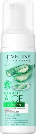 Cleansing Foam Eveline Cosmetics Organic Aloe + Collagen