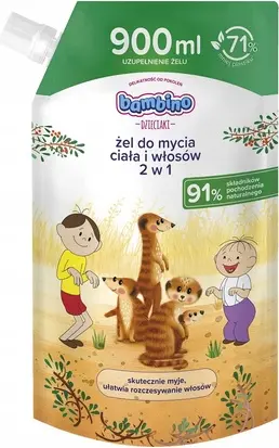 Body And Hair Wash Gel Bambino Refill