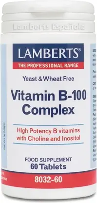 Витаминная добавка Lamberts Комплекс витаминов группы B100
