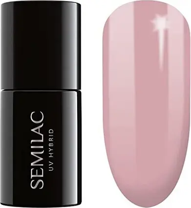 Classic Nail Polish Semilac Nude Beige Color 004