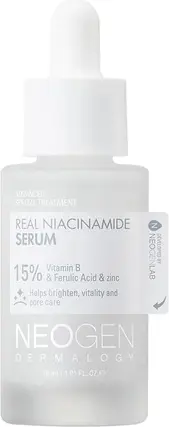 Сыворотка Real Niacinamide 15% Сыворотка для осветления темных пятен и ухода за порами Dermalogy By Neogenlab