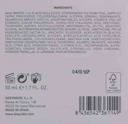 Интенсивный увлажняющий крем Skeyndor Power Hyaluronic