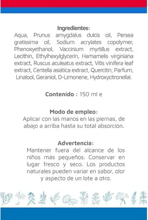 Крем Laboratorios Mahen Fluyen для циркуляции
