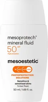 Солнцезащитное средство для лица Mesoestetic Mineral Fluid Sunscreen With Color Spf50