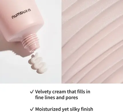 Тональная основа под макияж Numbuzin №3 Velvet Beauty Cream