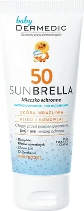 Солнцезащитный крем Dermedic Sunbrella Baby Protection Cream для детей SPF50