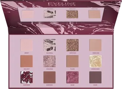 Палетка теней для век Eveline Cosmetics Nudes Shooking