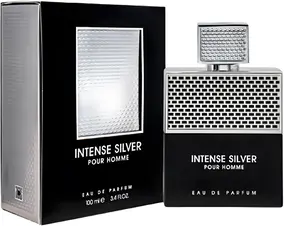 Eau De Parfum Fragrance World Intense Silver Pour Homme