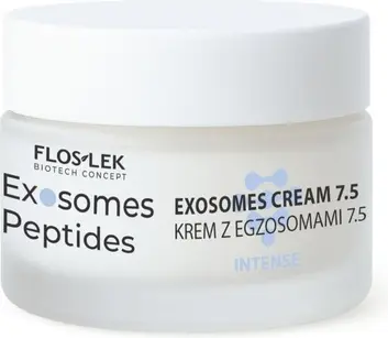 Крем для лица Floslek Exosomes Peptides Cream с экзосомами, повышающий плотность кожи