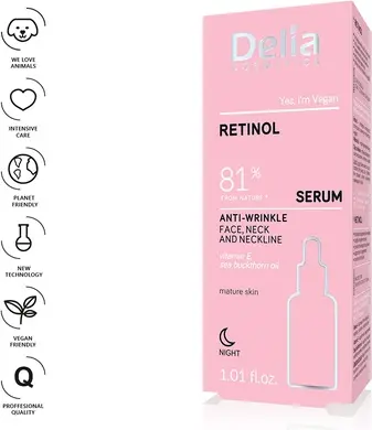 Anti-Aging Serum Delia Cosmetics Retinol