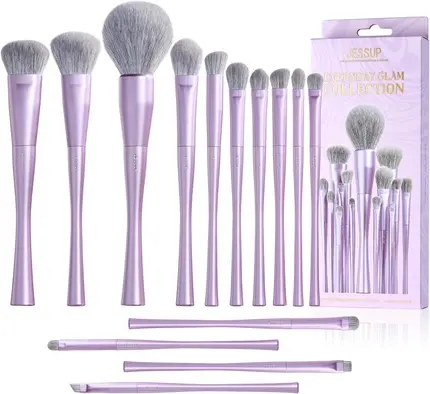 Набор кистей Jessup Professional 14-Piece Vegan Makeup Brush Set для тональной основы