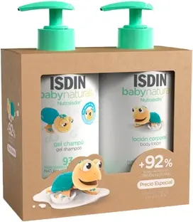 Гель-шампунь и лосьон для тела ISDIN Baby Naturals, набор