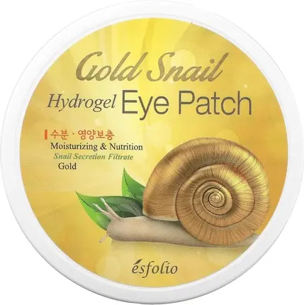 Гидрогелевые патчи для глаз Esfolio Gold Snail