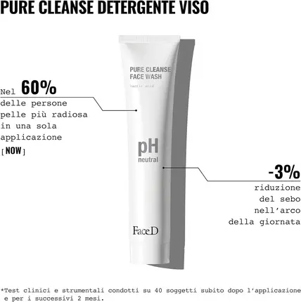 Очищающий Гель для Лица D Pure Cleanse Осветляющий Гель для Умывания и Себорегулирующий