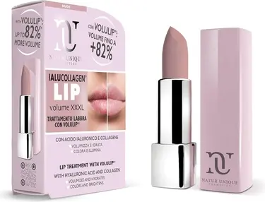Блеск для губ Natur Unique Ialucollagen Lip Volume XXXL Нюдовый оттенок
