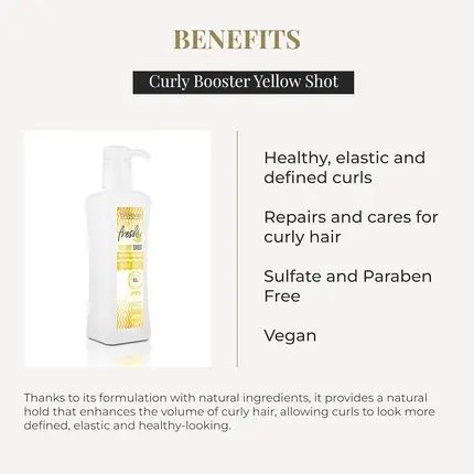 Salerm Curly Booster Yellow Shot